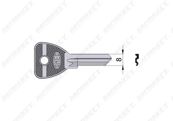 CHIAVE OMEC CIL 5PERNI DX