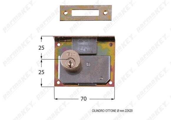 SERR INCASTRARE ISEO X MOBILE  E 25