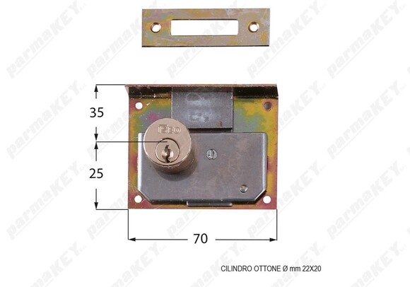 SERR INCASTRARE ISEO X MOBILE  E 35
