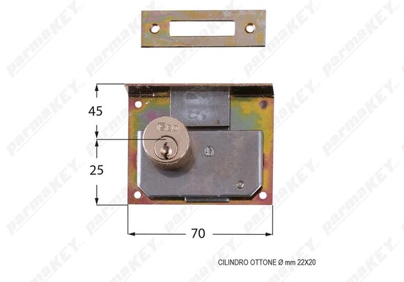 SERR INCASTRARE ISEO X MOBILE  E 45