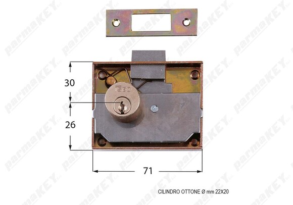 SERR INCASTRARE ISEO X MOBILE  E 30 C/SCROCCO